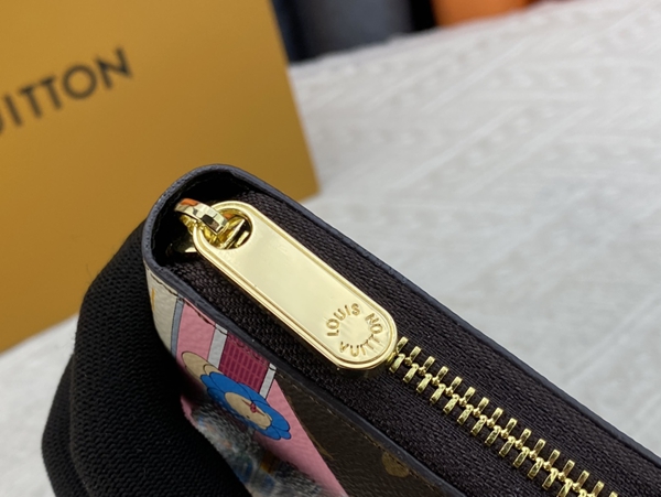 LVコピーウォレット細部ディテール